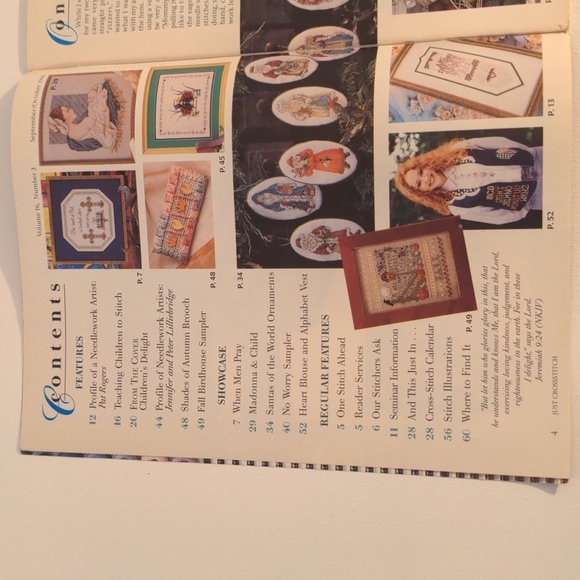 Just CrossStitch Magazine October 1998 - Picture 3 of 15